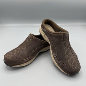 Easy Spirit Mule Estilden Woman’s 8 W Brown Slip on Shoes Walking Comfort Travel
